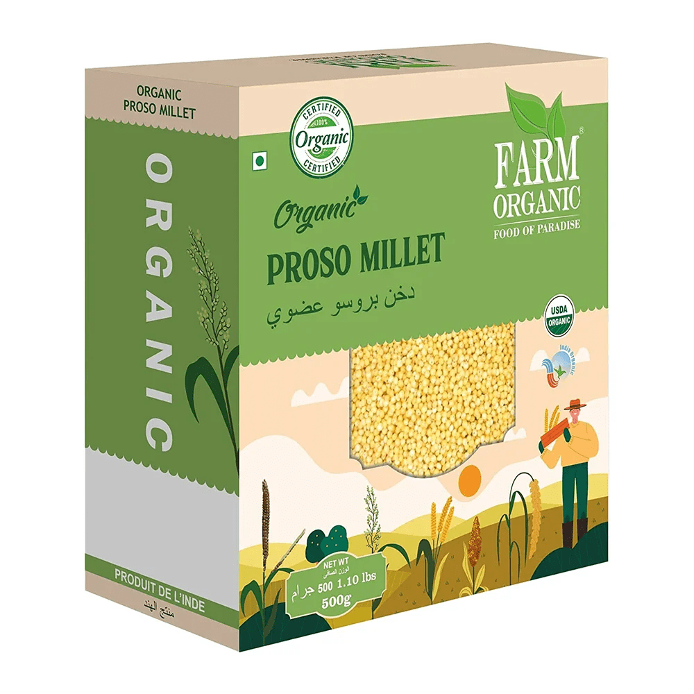 Organic Proso Millet Gluten Free 500 g