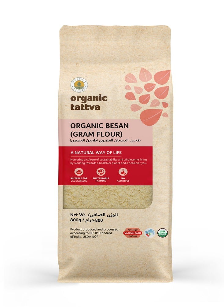 Organic Besan (Gram Flour) 800 g