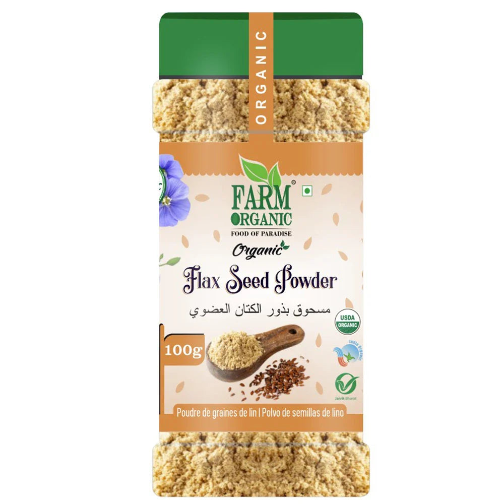 Organic Flax Seed Powder Gluten Free- 100g