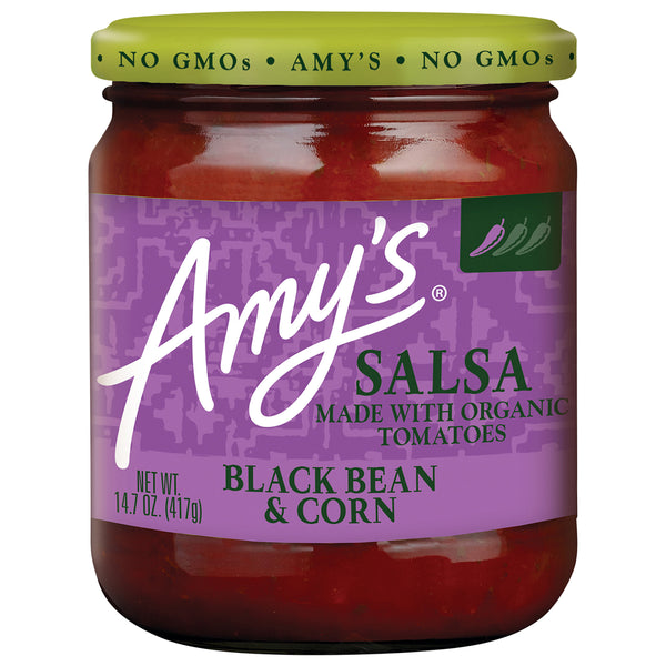 Organic Tomato Salsa Black Bean & Corn Gluten Free 417 g
