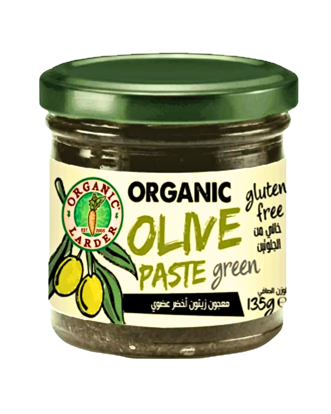 Organic Olive Paste Green Gluten Free 135 g