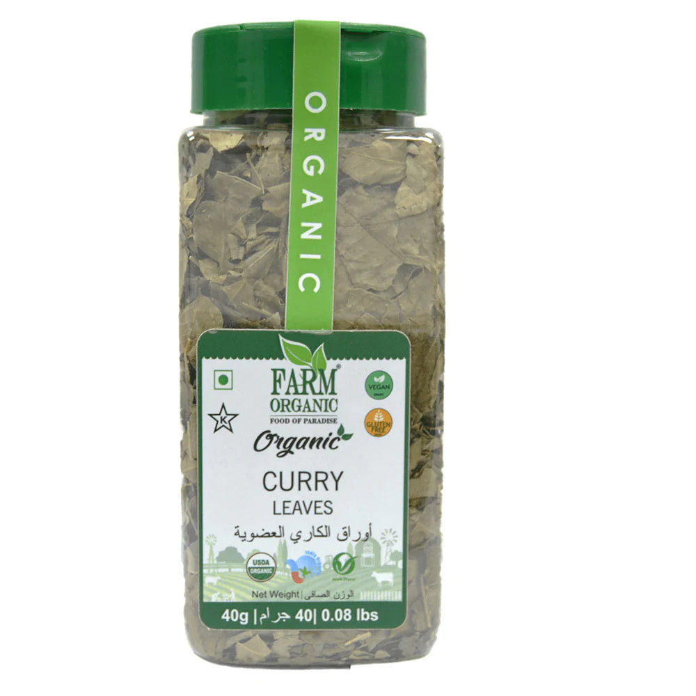 Organic Curry Leaves Gluten Free- 40 g