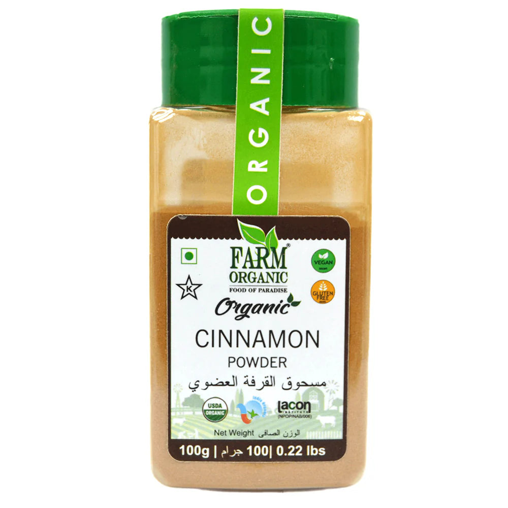 Organic Cinnamon Powder Gluten Free 100 g