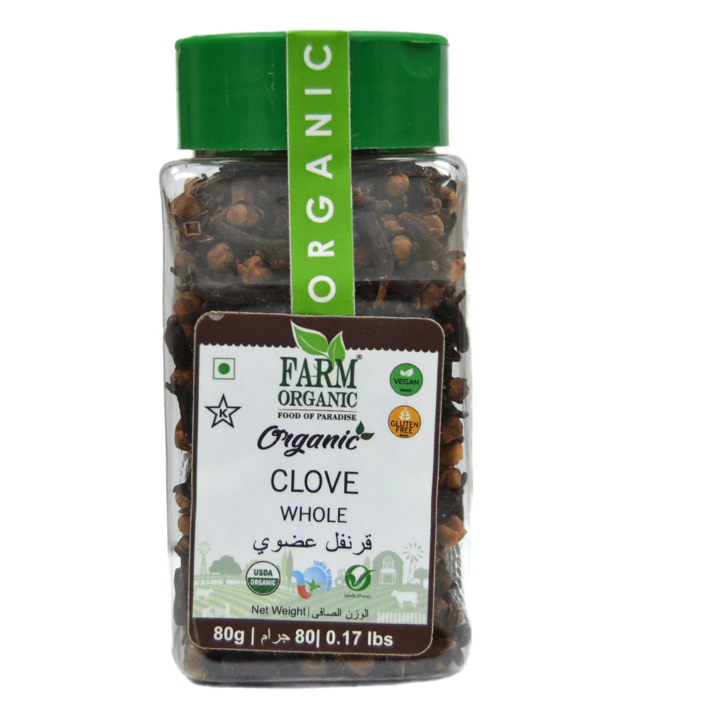 Organic Clove Whole Gluten Free 80 g