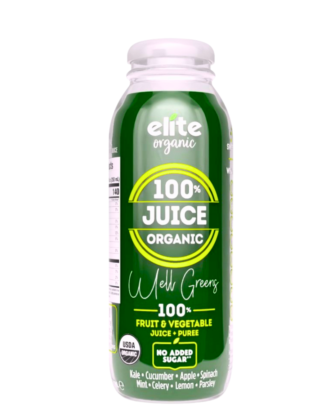 Organic Cold Pressed Well Greens Juice Vegan 250 g
