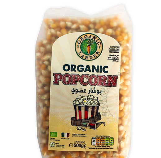 Organic Popcorn Gluten Free 500 g