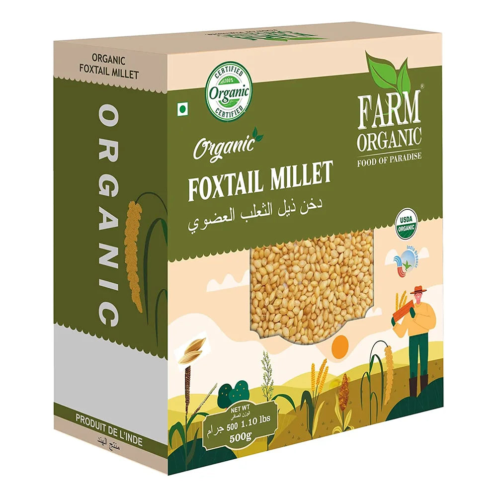 Organic Foxtail Millet Gluten Free 500 g