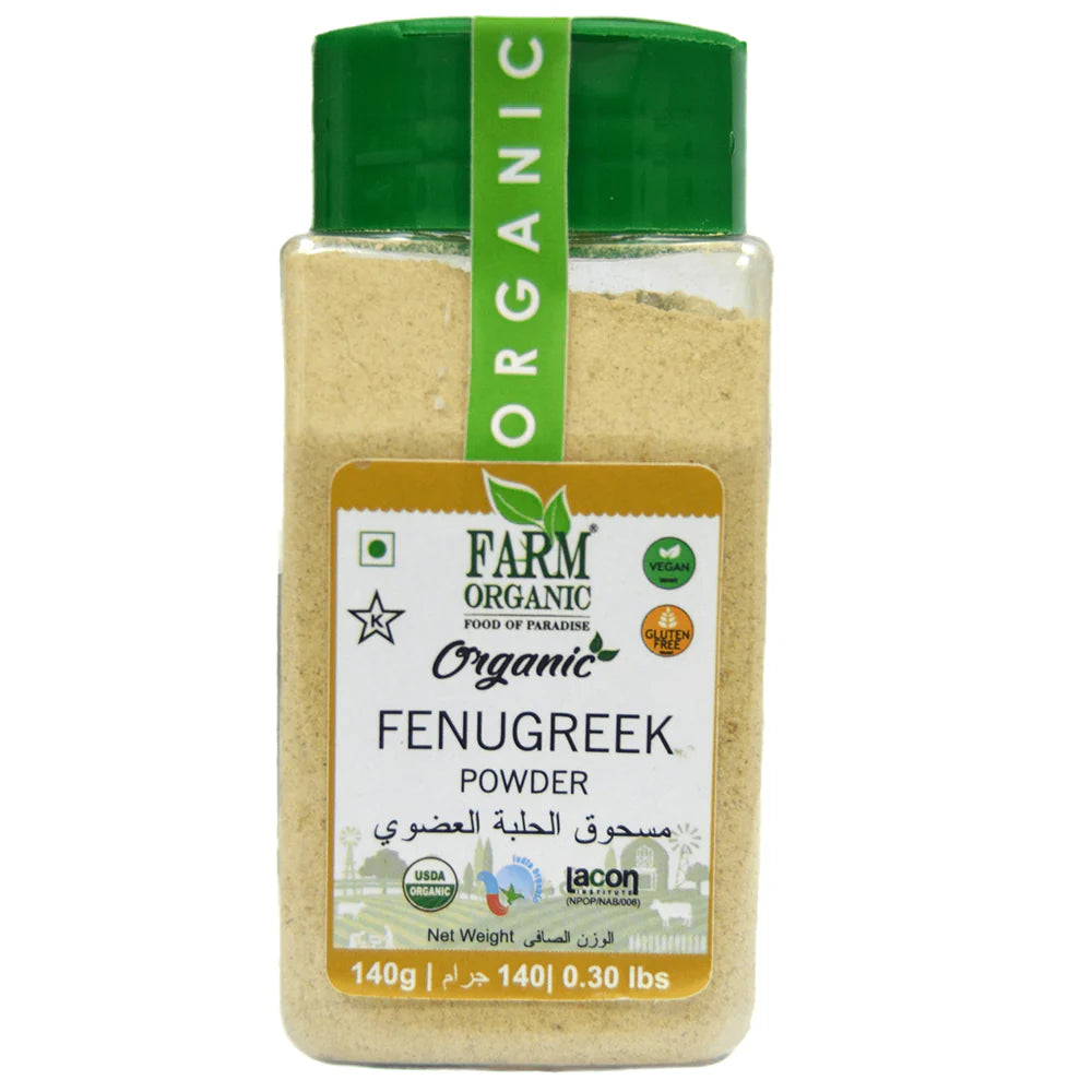 Organic Fenugreek Powder Gluten Free 140 g