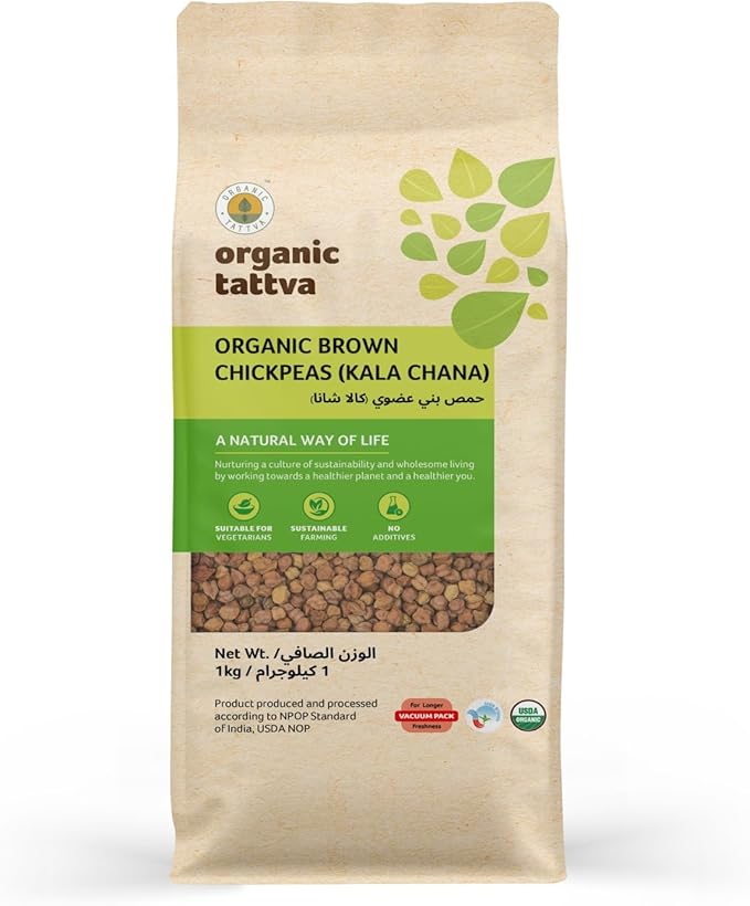 Organic Chickpeas ( Kala Chana) 1 kg