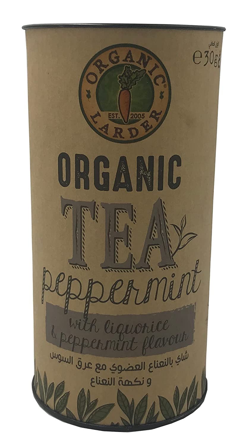 Organic Tea Peppermint with Liquorice & Peppermint Flavour 30 g