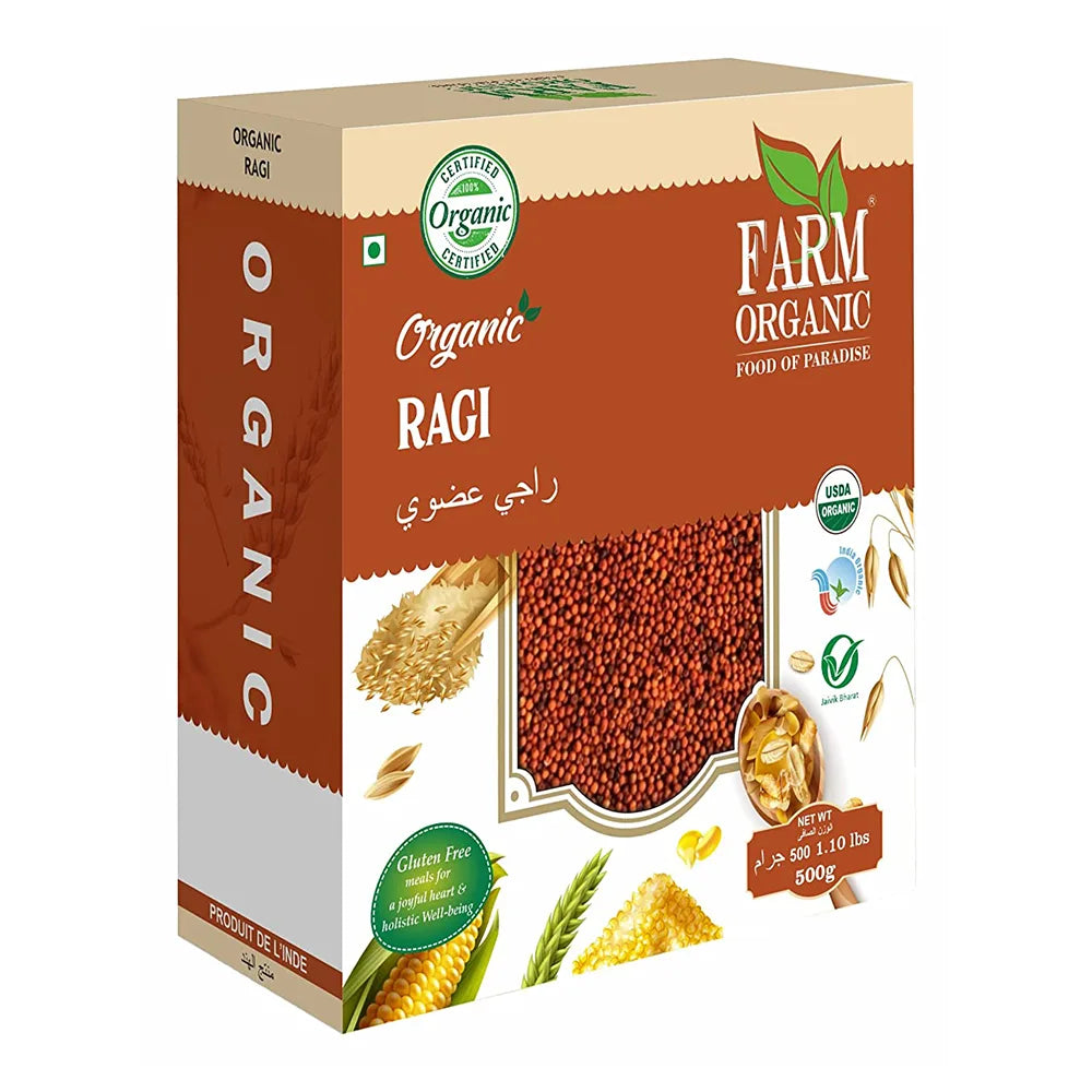 Organic Ragi Gluten Free 500 g