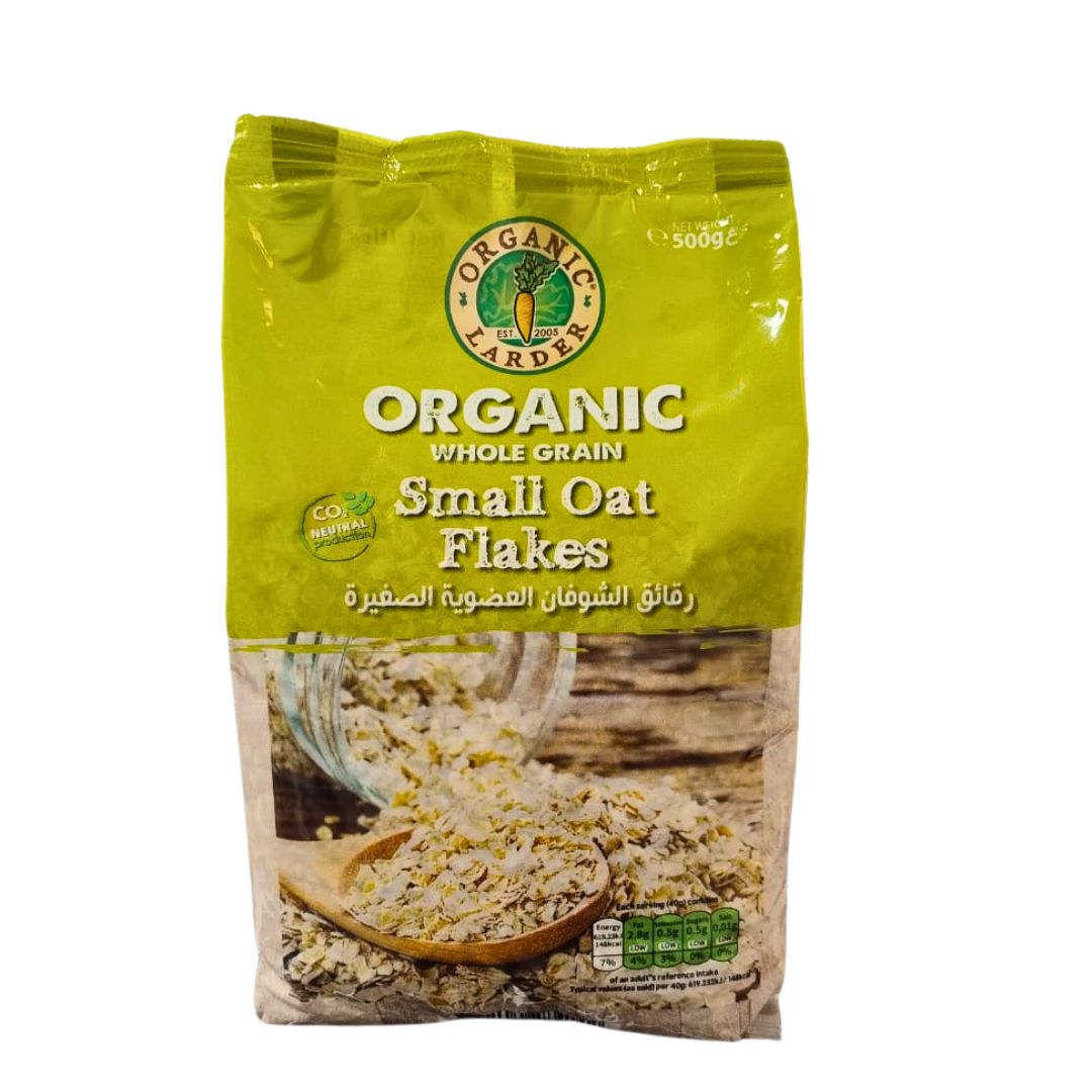 Organic Whole Grain Small Oat Flakes 500 g