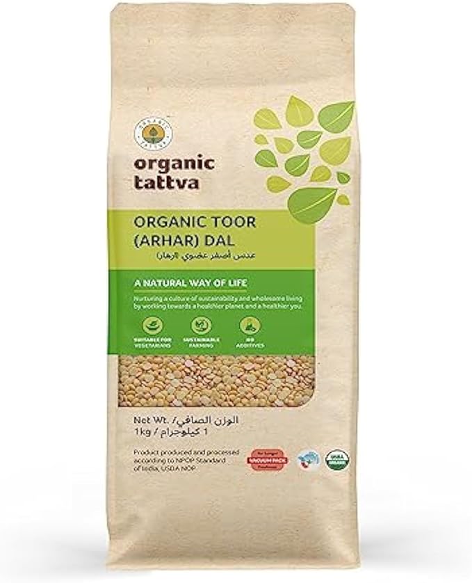 Organic Toor (ARHAR) Dal - 1 kg