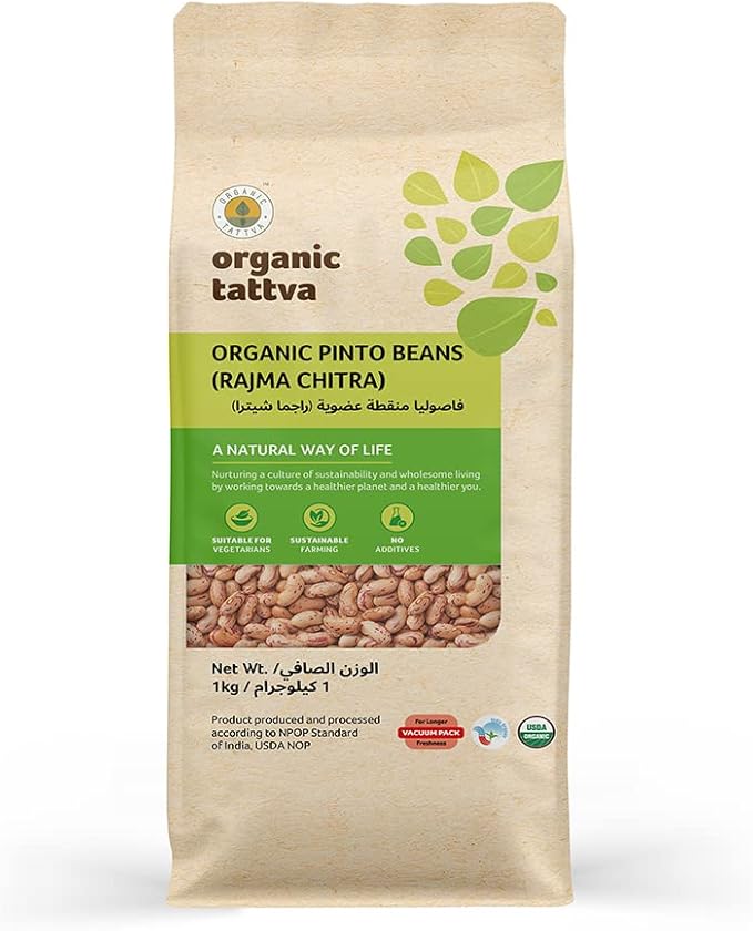 Organic Pinto Beans (Rajma Chitra) 1 kg