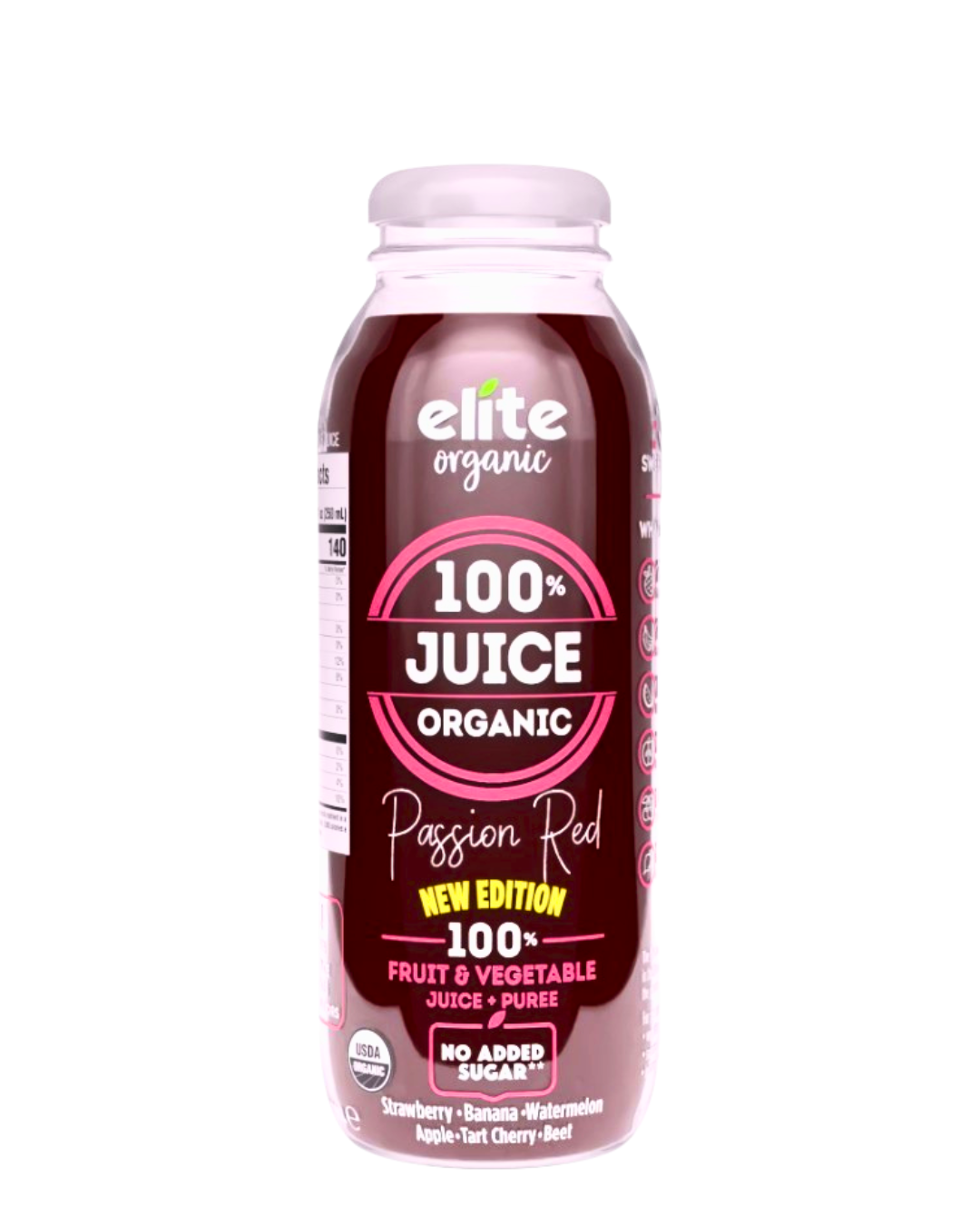 Organic Cold Pressed Passion Red Juice Vegan 250 ml