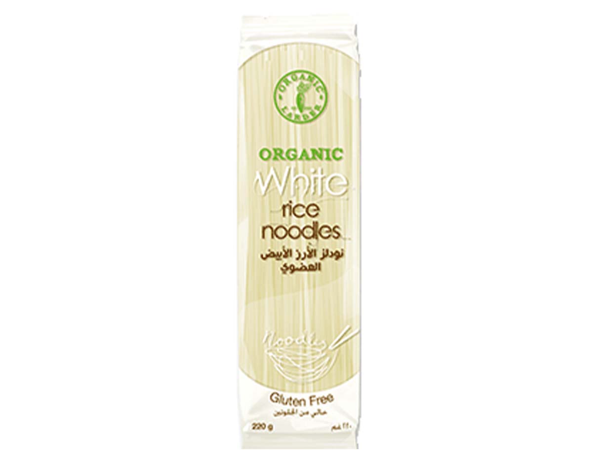 Organic White Rice Noodles Gluten Free 220 g