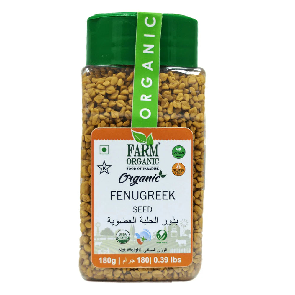 Organic Fenugreek Seed Gluten Free 180 g