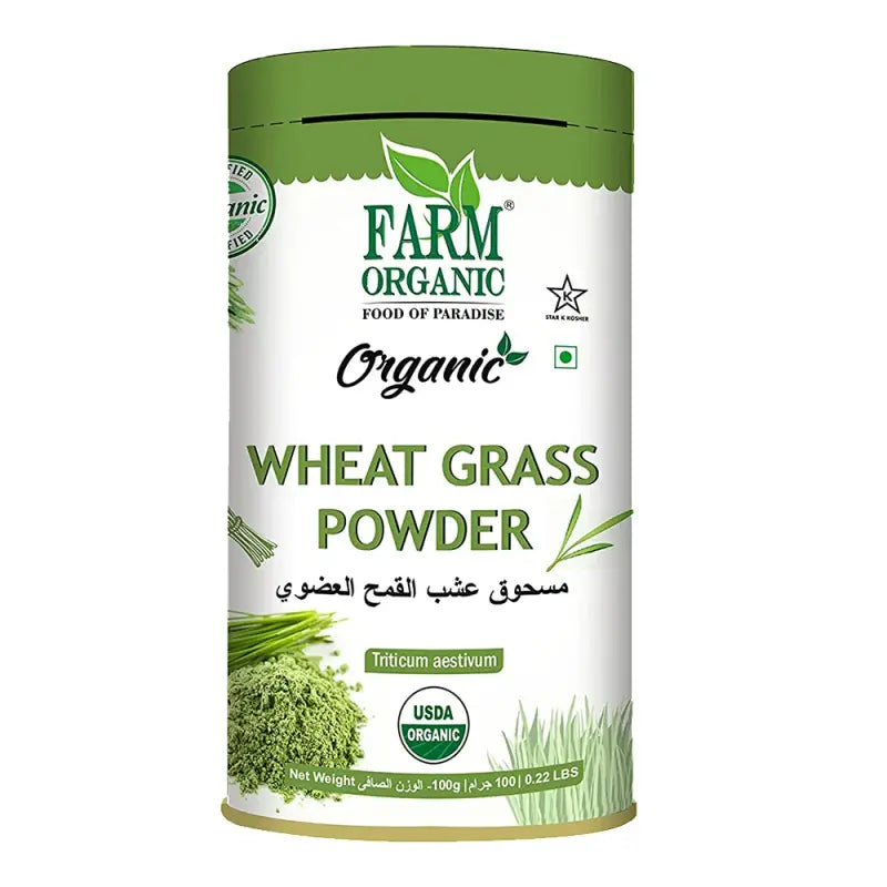 Organic Wheat Grass Powder Gluten Free 100 g